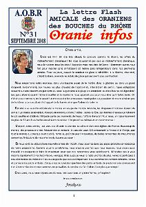 AOBR 2018 09 FLASH INFO No 31  DE SEPTEMBRE 2018 (1)